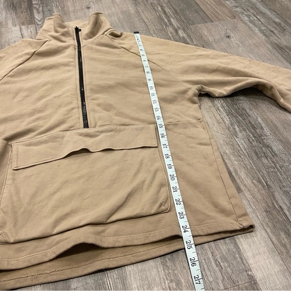 The Range Vintage Terry Zip Tan Pullover XS - Picture 7 of 10